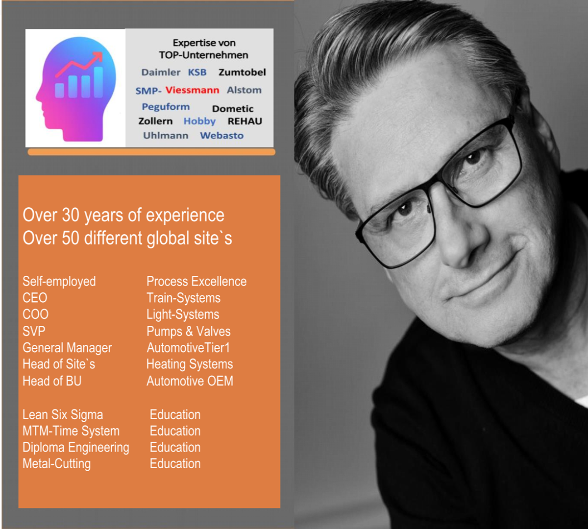 Expert with top qualification and experiences